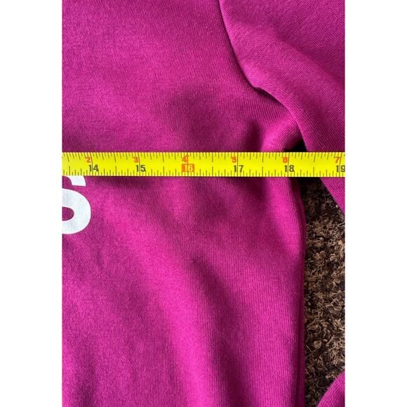 Adidas Golf Crewneck Sweatshirt athleisure Purple Magenta Powerberry Women M NWT - Picture 9 of 10